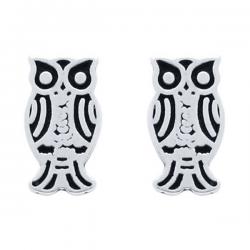 Cercei eleganti din argint 925 cu bufnite, Be Wise [1]